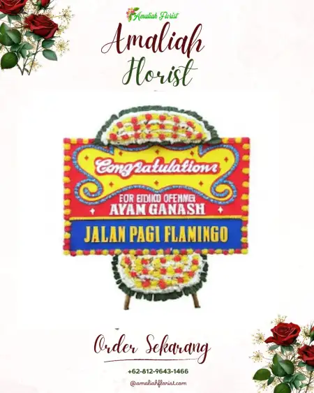 Sewa Papan Bunga Alemsom