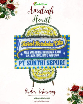 Papan Bunga Duka di Alemsom